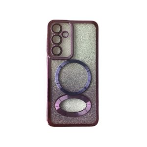 MagSafe glitter maskica Samsung A35 Purple