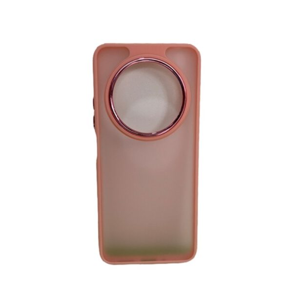 Silikonska maska Frame Redmi 14C Roza
