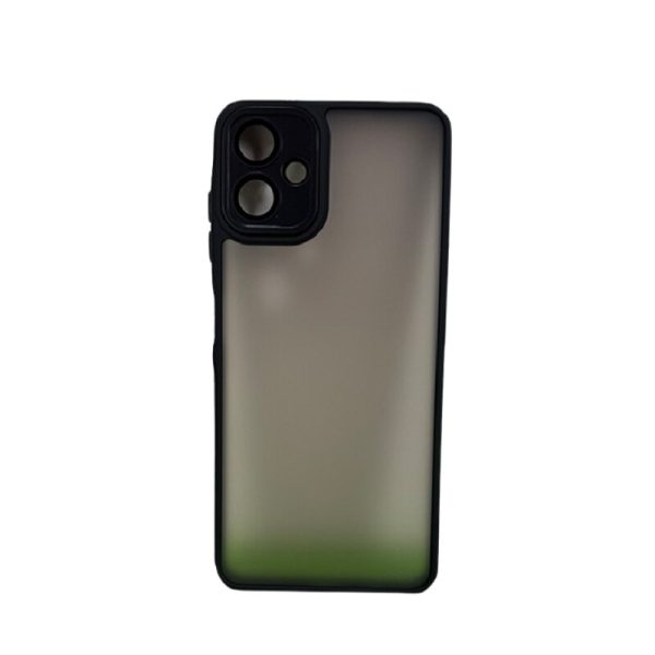 Silikonska maska Frame Samsung A06 Crna