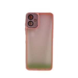 Silikonska maska Frame Samsung A06 Roza