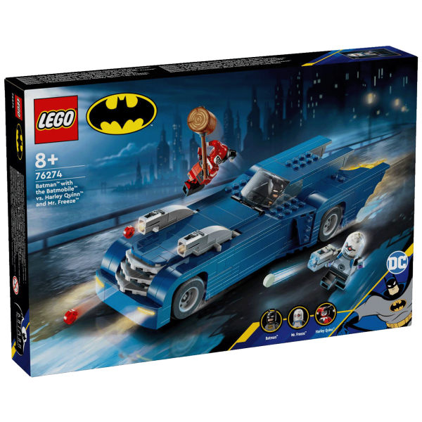 Lego Batman sa Batmobile-om protiv Harley Quinn i Mr. Freeze-a - Batman vs Quinn&i Mr.Freeze-a