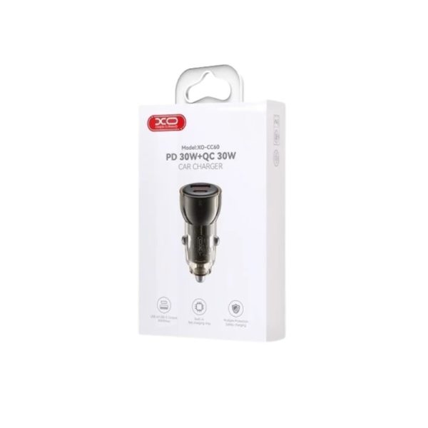 Auto punjac XO CC60 30W USB+ Type C izlaz