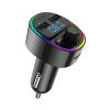 FM Transmiter G67 2x USB+tip C 3.1A led lights