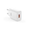 Kucni punjac XO L127 ulaz USB-A QC 18W white + type-C cable