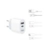 4A (USB-A + USB-C) kabal USB-A - iPhone (NB177)
