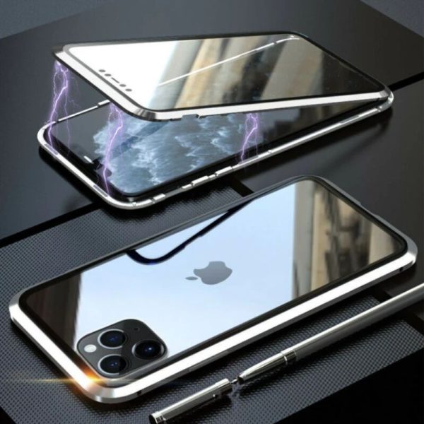 Staklene maskice iPhone 15 Pro Max 360 magnetic Gold