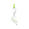 USB Kabal LDNIO LC95 3 in 1 15cm