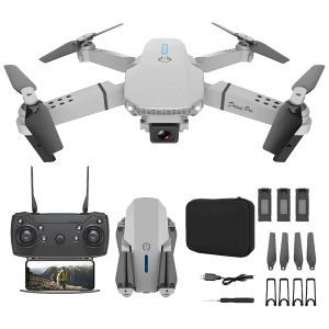 Extralink Dron, kamera FullHD, 1800mAh, 3 baterije, WiFi - E88 Pro Drone Set+3 batteries+case