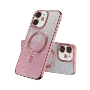 MagSafe glitter maskica iPhone 12 Pink