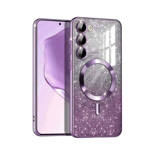 MagSafe glitter maskica Samsung A16 Purple