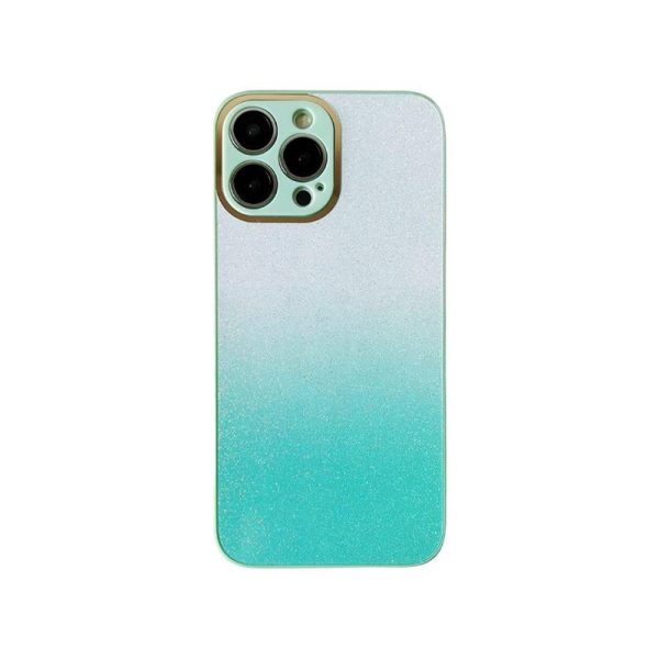 Gradient Glitter 3u1 maska Xiaomi Redmi Note 9T zelena