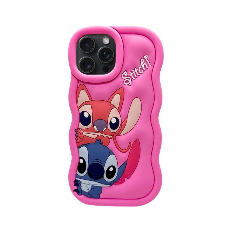 Silikonska maska Stitch Samsung A16 Roza