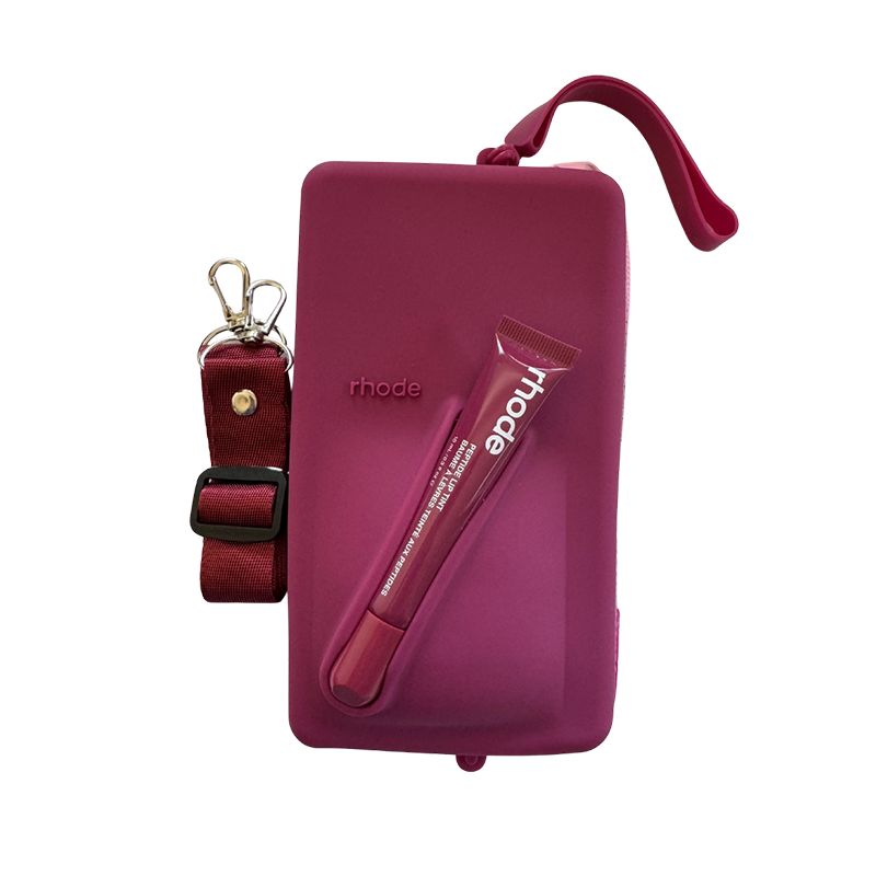 Rhode torbica with lipstick Burgundy
