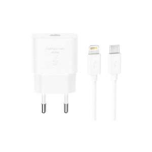 Kucni punjac XO L167 ulaz C 25W white + iphone cable
