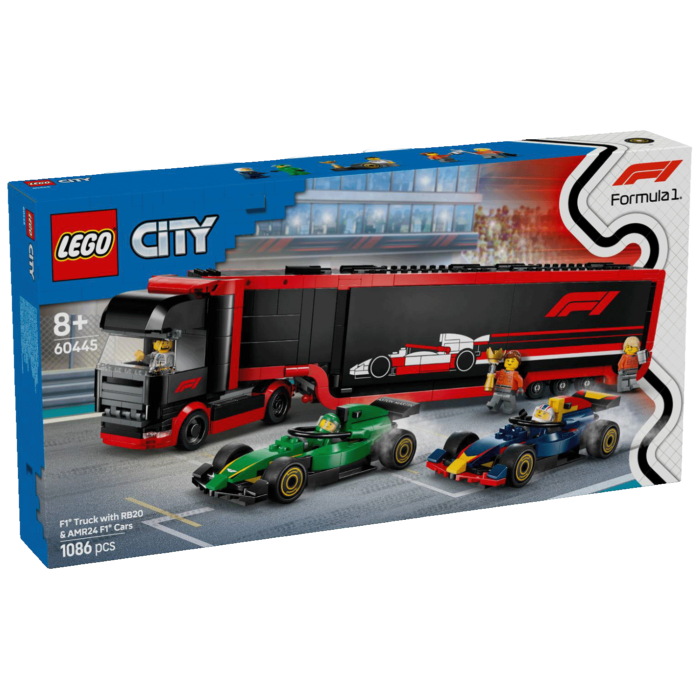 Lego Kamion za F1® s autima RB20 i AMR24, LEGO City - Kamion za F1 s autima RB20 i AMR24