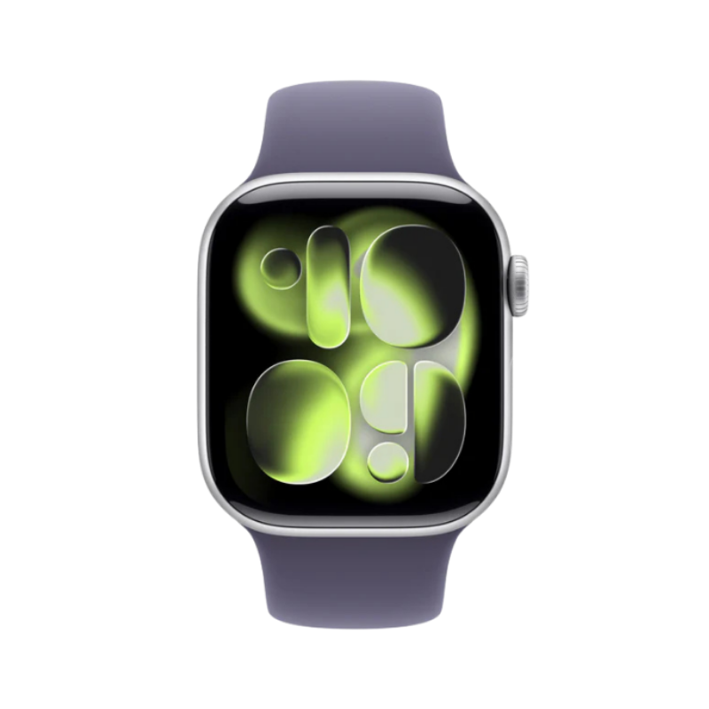 Apple Watch Series 11 GPS 42mm Silver Aluminium Case With Purple Fog SB MEU64 S/M