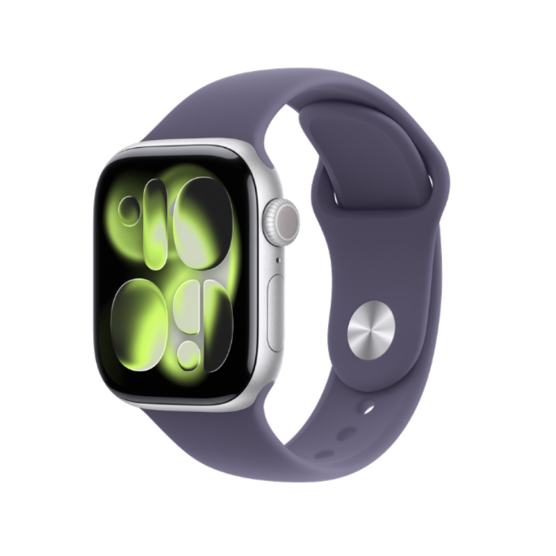 Apple Watch Series 11 GPS 42mm Silver Aluminium Case With Purple Fog SB MEU64 S/M
