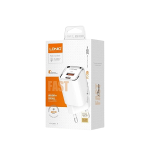 Kucni punjac LDNIO A2317C PD + QC3.0 30W (USB-A + USB-C) kabal USB-C - type C